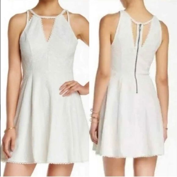 Free People White Mini Dress - Picture 1 of 14